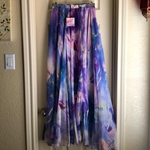 Watercolor skirt